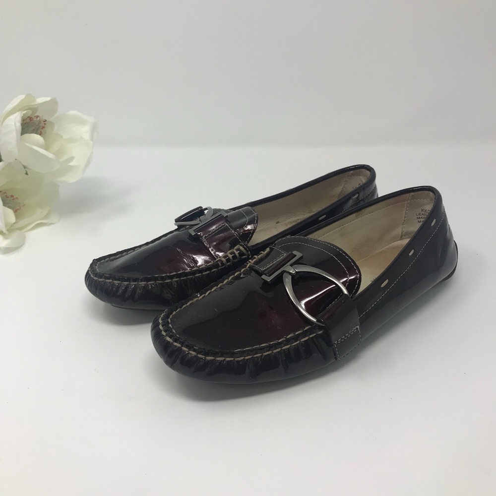 ✅Anne Klein Paten Flats Maroom Size 6 1/2M